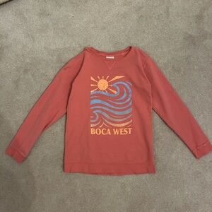 Pink Boca West Crewneck
